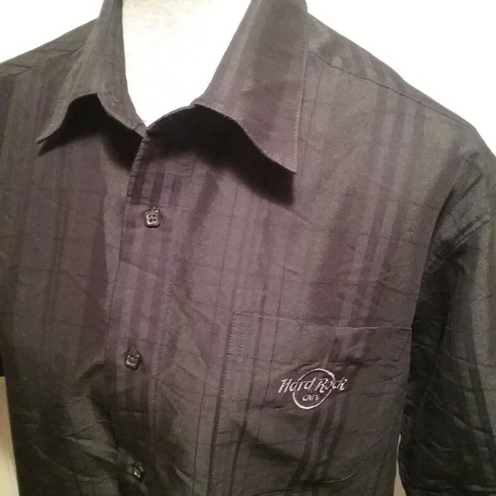 Hard Rock Cafe shirt sleeve button down
